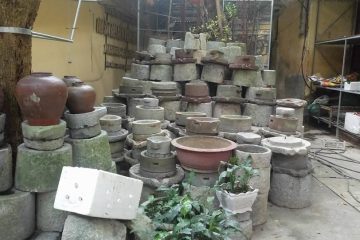 Hàng trăm nồi đồng, cối đá, mõ trâu lên ở chùa